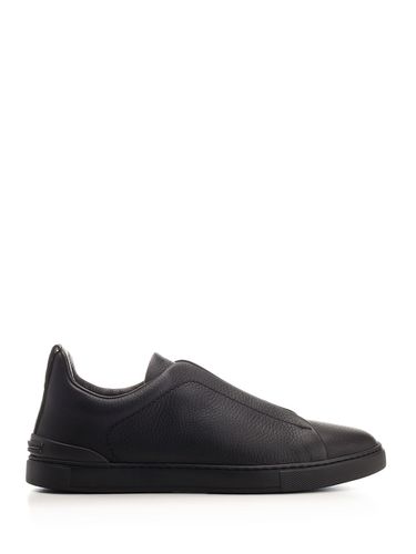 Low Top triple Stitch Sneakers - Zegna - Modalova