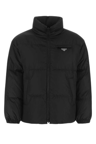 Black Re-nylon Reversible Down Jacket - Prada - Modalova