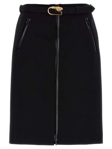 Wool Skirt With Removable Belt - Gucci - Modalova