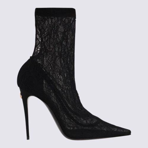 Stretch Lace Boots - Dolce & Gabbana - Modalova