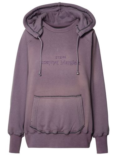 Purple Cotton Sweatshirt - Maison Margiela - Modalova