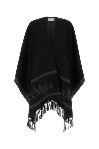 Max Mara Black Wool Hilde Cape - Max Mara - Modalova