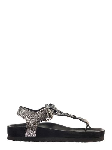 Sandals With Braided Design In Leather - Isabel Marant - Modalova