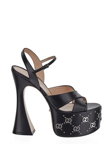 Gucci Leather Platform Sandals - Gucci - Modalova