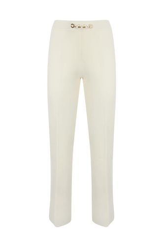 Crepe Trousers With Horsebit - TwinSet - Modalova