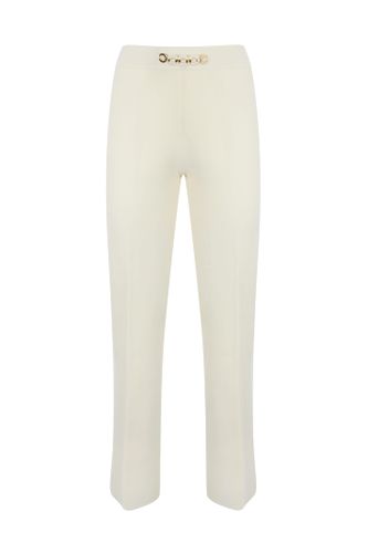 Crepe Trousers With Horsebit - TwinSet - Modalova