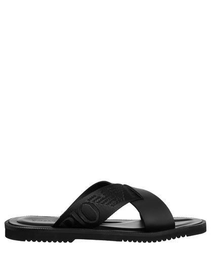 Emporio Armani Leather Sandals - Emporio Armani - Modalova