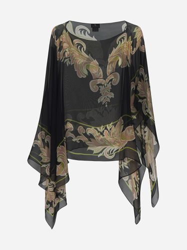 Etro Print Viscose Poncho Top - Etro - Modalova