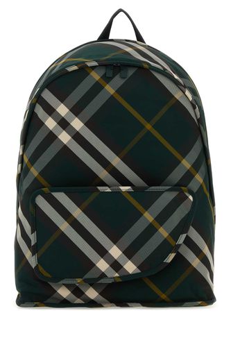 Printed Nylon Shield Backpack - Burberry - Modalova