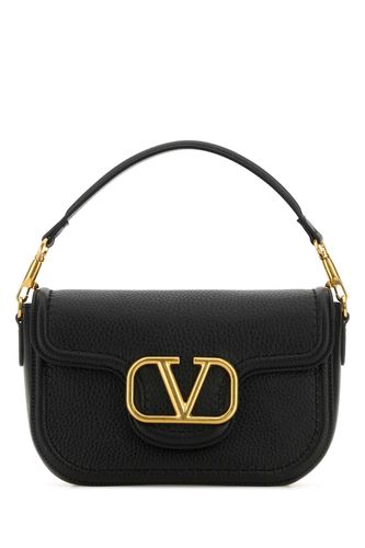 Black Leather Alltime Shoulder Bag - Valentino Garavani - Modalova