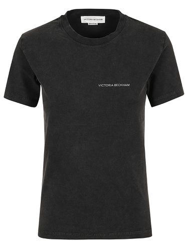 Victoria Beckham Shrunken Logo Tee - Victoria Beckham - Modalova