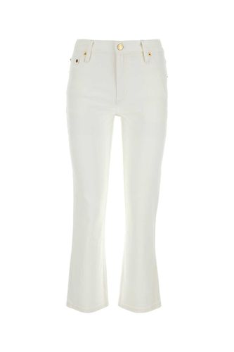 White Stretch Denim Jeans - Tory Burch - Modalova