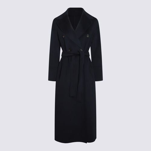 Navy Wool Picasso Coat - 'S Max Mara - Modalova