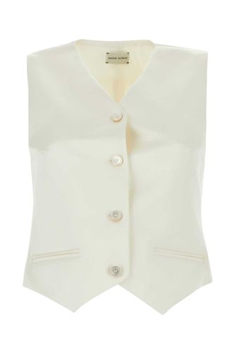 Ivory Cotton Blend Vest - Magda Butrym - Modalova