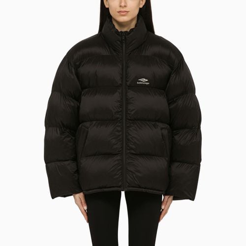 Nylon Down Jacket With Logo - Balenciaga - Modalova