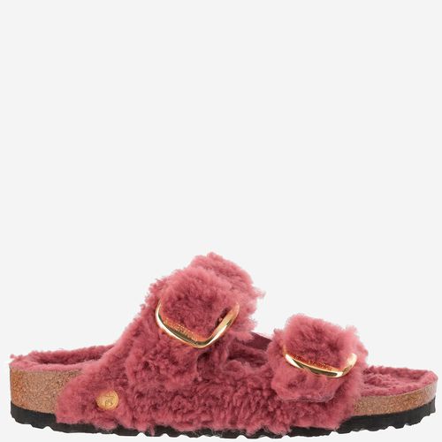 Arizona Big Buckle Shearling Teddy Sandals - Birkenstock - Modalova