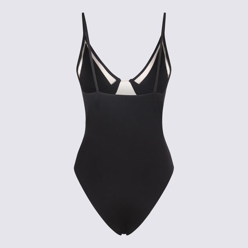 Black Viscose Stretch Bodysuit - David Koma - Modalova