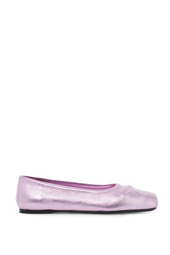 Metallic Leather Little Bow Baller - Marni - Modalova