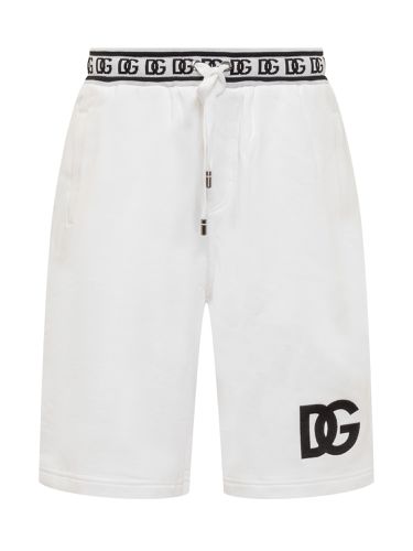 Cotton Embroidered Bermuda Shorts - Dolce & Gabbana - Modalova