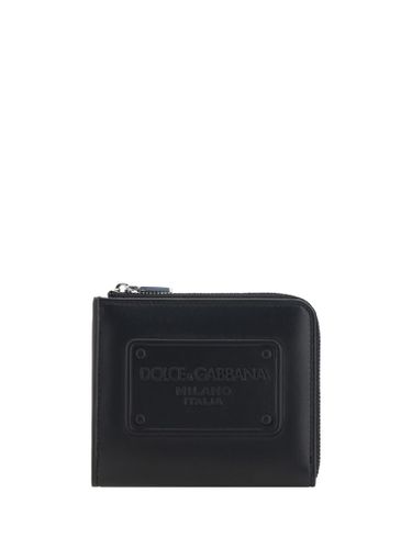 Embossed Logo Card Holder - Dolce & Gabbana - Modalova