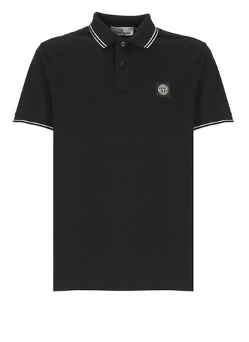 Two-button Polo Shirt With Logo - Stone Island - Modalova