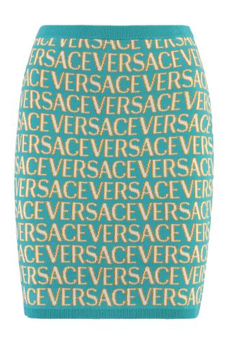 Versace Knitted Mini Skirt - Versace - Modalova