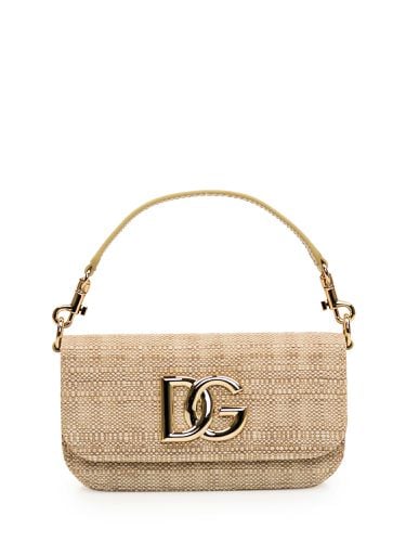 Dolce & Gabbana Raffia Shoulder Bag - Dolce & Gabbana - Modalova