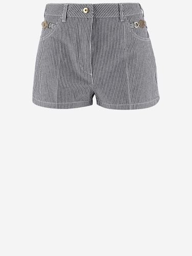 Cotton Short Trousers With Striped Pattern - Patou - Modalova