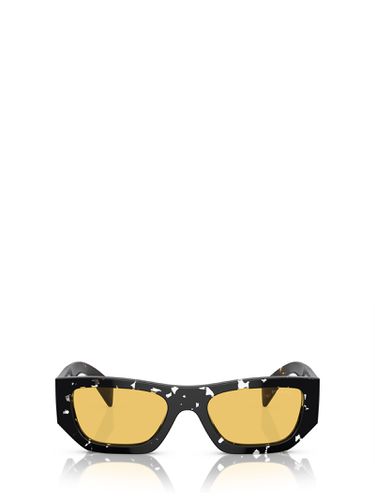 Pr A01s Havana Black Transparent Sunglasses - Prada Eyewear - Modalova