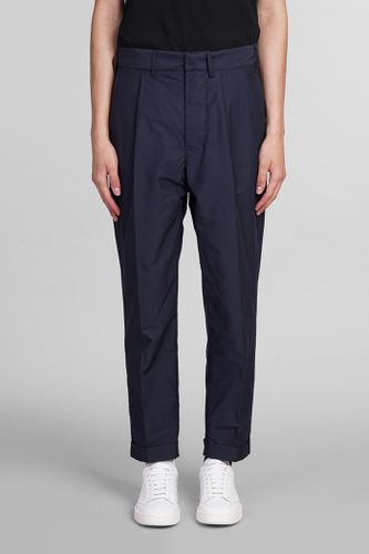 Mauro Grifoni Pants In Blue Cotton - Mauro Grifoni - Modalova