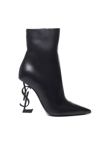 Opyum Ankle Boots In Calfskin - Saint Laurent - Modalova