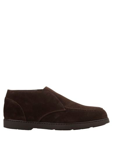 Dark Suede Slip-on Ankle Boots - Doucal's - Modalova