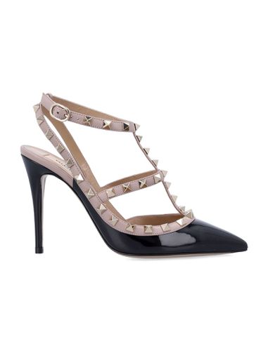 Rockstud Caged Ankle Strap Pump - Valentino Garavani - Modalova