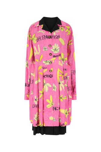 Printed Viscose Blend Reversible Dress - Balenciaga - Modalova
