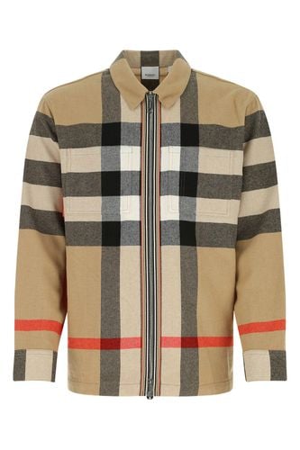 Burberry Embroidered Flannel Shirt - Burberry - Modalova