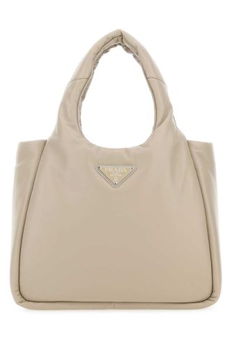 Prada Sand Nappa Leather Handbag - Prada - Modalova