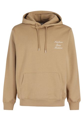 Le Hoodie Slogan Calligraphy - Drôle de Monsieur - Modalova