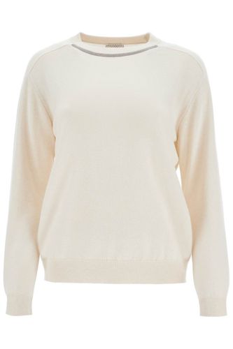 Cashmere Crewneck Pullover - Brunello Cucinelli - Modalova