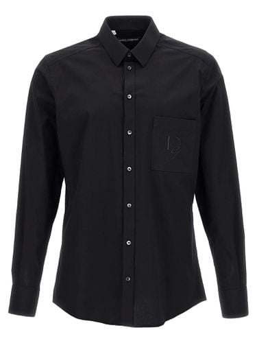 Logo Embroidery Shirt - Dolce & Gabbana - Modalova