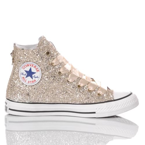 Converse Chuck Taylor With Gold Glitter - Mimanera - Modalova