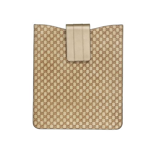 Gucci Ipad Leatter Logo Cover - Gucci - Modalova