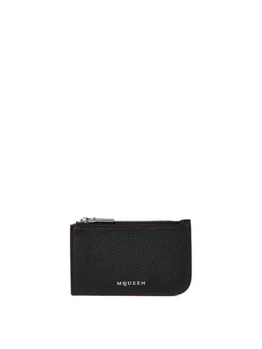 Logo Plaque Zipped Card Holders - Alexander McQueen - Modalova