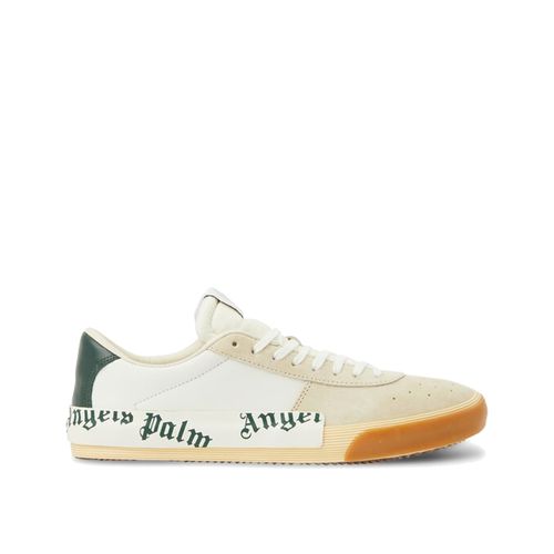 Palm Angels Leather Logo Sneakers - Palm Angels - Modalova