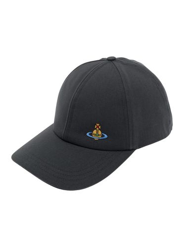 Baseball Cap With Orb Embroidery In Cotton Man - Vivienne Westwood - Modalova