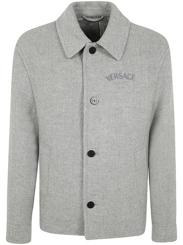 Versace Wool Blend Blouse Jacket - Versace - Modalova