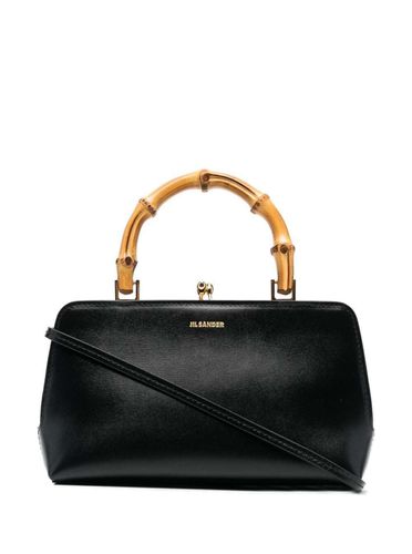 Mini Goji Handbag With Signature Bamboo Handles In Leather Woman - Jil Sander - Modalova