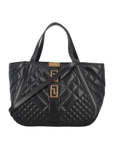 Versace Tote Quilted Leather Bag - Versace - Modalova