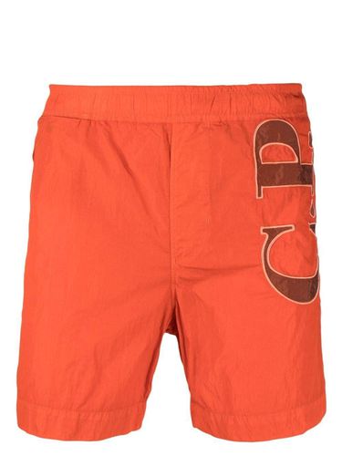 C. P. Company Logo Printed Swim Shorts - C.P. Company - Modalova