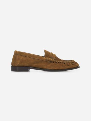 Cognac Suede Le Loafer Loafers - Saint Laurent - Modalova