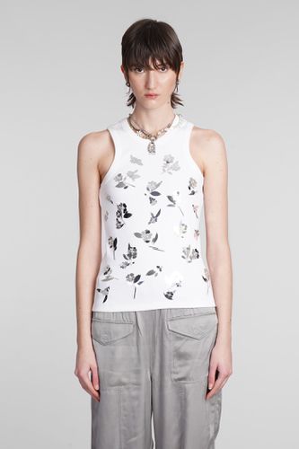 Floral Embellished Knit Tank Top - Ganni - Modalova